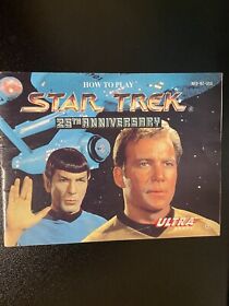 Star Trek 25th Anniversary Nes Manual