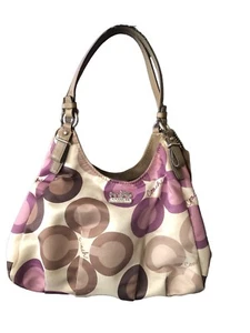 Coach Art Sateen Maggie Shoulder Bag Limited No. K1026-17055 - Picture 1 of 16