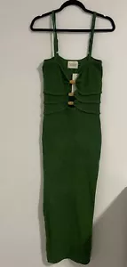 Benaar LA Green Bamboo Strap Dress Size Small NWT - Picture 1 of 6