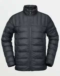 Volcom Puff Puff Men's Winter Jacket, Black, Large - Picture 1 of 4