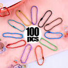 Colors 12Cm Ball Bead Chains Diy Keychain Dolls Label Hand Tag Connector Bracele