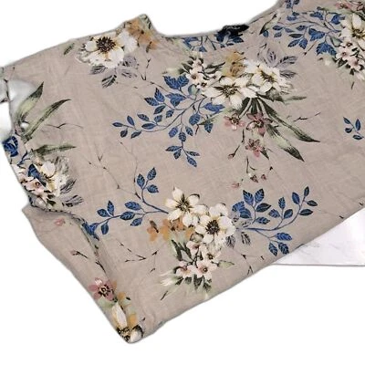 Top mujer RD+ Koko estampado floral talla 2X tela lino Foto 1 de 4