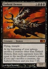 Mrm fr/vf demon of xathrid-xathrid demon mtg magic m10+