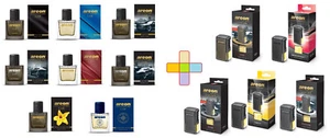 Autoparfüm Areon Lufterfrischer Autoduft Duftbaum Parfüm für Lüftungsgitter Set - Bild 1 von 27