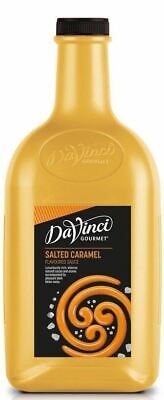DaVinci Salted Caramel Sauce 2L - Etching Milkshakes Drizzle Frappes Lattes • 33.95$
