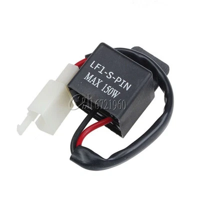 2 Pin 12V LF1-S-PIN Electronic LED Turn Indicator Flasher Blinker Relay Motor - Image 1 of 4