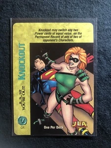 DC Overpower Justice League Knockout 8…9…10 You’re Out! Mint-NM Card - Picture 1 of 1