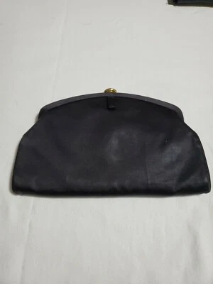 EDWARDS UNGAR Vintage Negro Noche Bolso sin asas Monedero Cristales Años 50 Hombres Locos T3 Foto 1 de 4