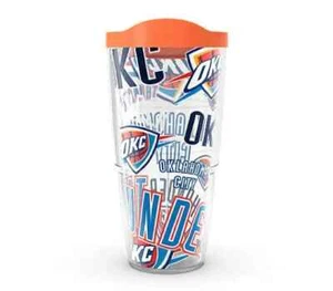 Oklahoma City Thunder Tervis Travel Mug Tumbler 24 ounce - Picture 1 of 2