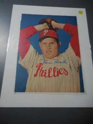 Signed Autographed 11 X 14 Phillies Robin Roberts HOF Sport Magazine Photo - Image 1 of 2