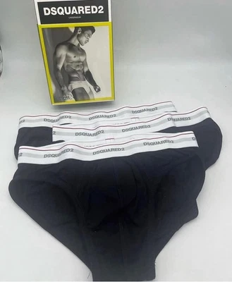 3 SLIP UOMO COTONE CON ELASTICO DSQUARED2 AS170 - Immagine 1 di 2