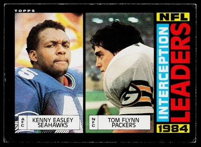 1985 Topps #196 Kenny Easley / Tom Flynn LL - Image 1 of 2