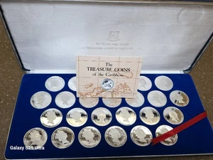 British Virgin Island. 25 Silver Coins. Complete Set. Uncirculated.  - Picture 1 of 10