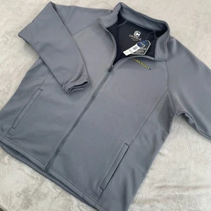 Chaqueta de Rendimiento Oregon Ducks Hombres Grande Gris Bolsillos Crable NCAA Fútbol Nueva con Etiquetas - Imagen 1 de 11