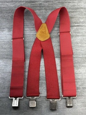 CLC Personalizado Cuero Artesanal 110 X-Back Clip Lona Tirantes Tirantes Ropa de Trabajo 2” Foto 1 de 4