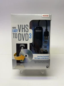 Roxio Easy VHS to DVD 3 Convert Old Home Movies VHS Tapes To DVD 253000 NEW - Picture 1 of 4