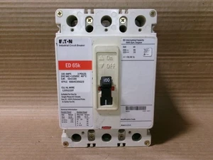 NEW CUTLER HAMMER ED ED3100 3 POLE 100 AMP 240V CIRCUIT BREAKER ED3100L NTO - Picture 1 of 1