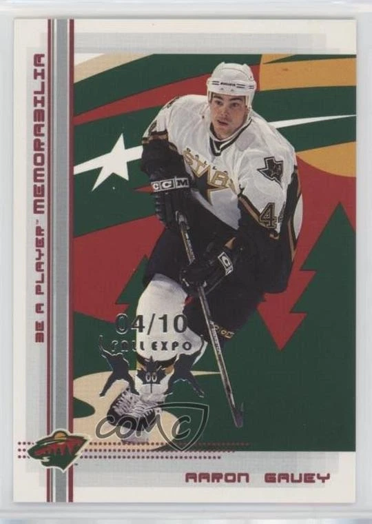 2000-01 ITG Be A Player Memorabilia Ruby Fall Expo 00 /10 Aaron Gavey #390 - Image 1 of 2