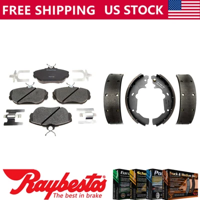 Kit pastillas de freno y zapatas de freno delanteras traseras de cerámica para Ford Windstar 1995-1998 Foto 1 de 4