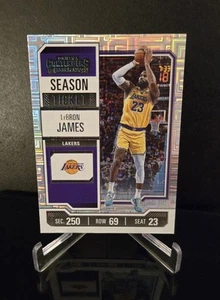 Billete de temporada LEBRON JAMES 🔥 SP 2023-24 Panini Contenders Mojo Prizm No. 46 - Imagen 1 de 2