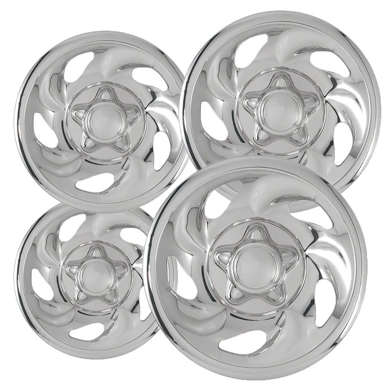 Impostor Chrome 16 Inch Wheel Skins Set of 4 for Ford Expedition F-150 1997-2000 Foto 1 de 4
