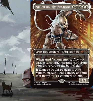 Anti-Venom, Horrifying Healer Commander Deck Magic MTG EDH Hero Equipment Alt - Image 1 of 4