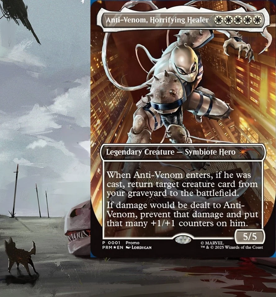 Anti-Venom, Horrifying Healer Commander Deck Magic MTG EDH Hero Equipment Alt - Image 1 of 4