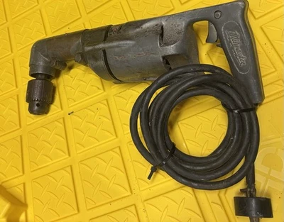 Vintage Milwaukee 1100-1 Heavy Duty 1/2 Inch Right Angle Drill Case Made In USA - Image 1 of 2