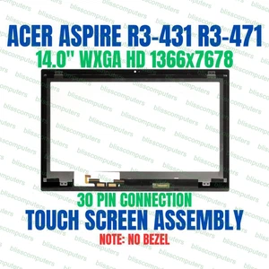 Acer Aspire R14 R3-471T-54T1 Montaż Ekran dotykowy LCD LED Laptop - Zdjęcie 1 z 8