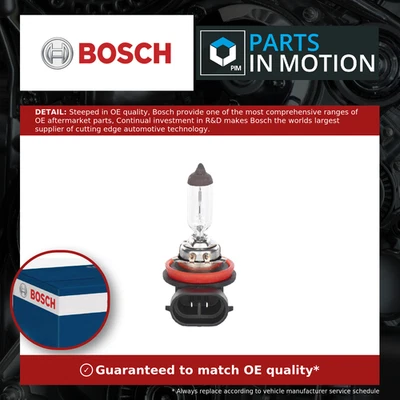 H11 Headlight Bulb fits BMW Bosch Genuine Top Quality Guaranteed New - Image 1 of 4