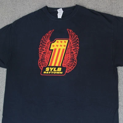 SYLB T Shirt 3XL SUPPORT RED GOLD Bandidos Baytown Texas Motorcycle MC #1 Wings - Image 1 of 4