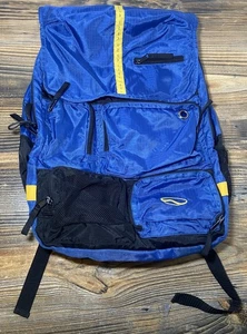 Zaino Vintage Vans Ranger Multitasche Utility Skate anni 2000 Blu Giallo Y2K - Foto 1 di 14