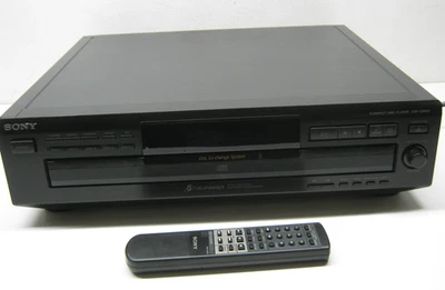 Sony 5-Disc Changer CD Player CDP-C260Z Carousel w Remote - Image 1 of 4