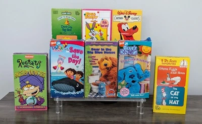 Vintage Kid Friendly 8 TV Show VHS Lot Nickelodeon Nick Jr. Dora The Explorer + Foto 1 de 4