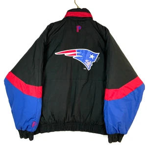Vintage New England Patriots Jacke Large Reversible Puffer Full Zip Nfl - Bild 1 von 7