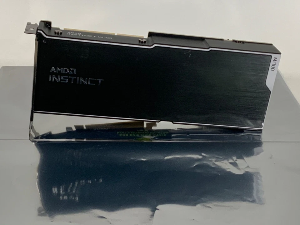 AMD Radeon Instinct MI100 32GB HBM2 PCIe 4.0 Professional Graphics Card - Image 1 of 4