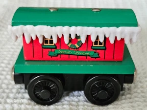 Winterbegleitwagen - Thomas der Zug Holzeisenbahn - Season Greetings - Bild 1 von 6