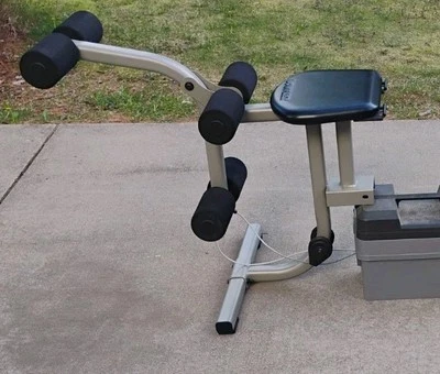 Bowflex Ultimate Leg Extension Attachment Foam Rollers Pulleys Cables  - Image 1 of 4