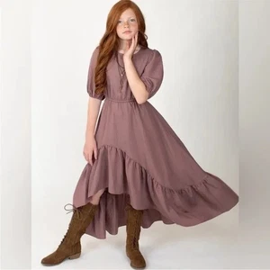 NEW Joyfolie by Mia Joy Girl's Gabriella Maxi Dress in ORCHID Size 7 - Picture 1 of 3