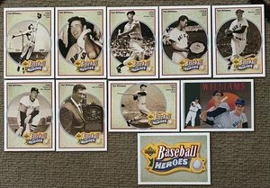 SET EROI BASEBALL MAZZO SUPERIORE 1992 - TED WILLIAMS (10 CARTE) con NNO HEADER SP - Foto 1 di 2