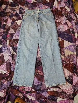 Vtg 90s Lucky Brand Jeans Women 10 31x30 Blue Baggy Relaxed Denim Skate USA Made - Image 1 of 4