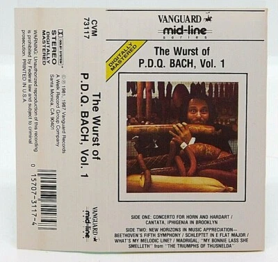 Cassette The Wurst of PDQ Bach Vol 1 1981 1987 Welk Record Group - Image 1 of 2
