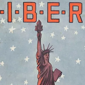 Seltene Vintage WWI Ära 1916 Noten "L-i-b-e-r-t-y" (Freiheitsstatue) - Bild 1 von 3