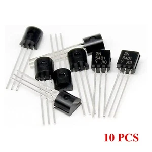 2N5401 TO-92 PNP Power Bipolar Junction Transistor High Frequency circuit 10 Pcs - Picture 1 of 4