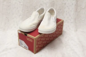 Vans klassische Slipper weiß Damenschuhe Größe 9 mit Karton #508731 - Bild 1 von 14