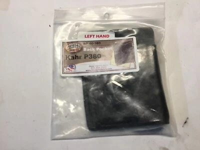 Back Pocket Stoner holster  Kahr  380ACP  black leather Left hand - Image 1 of 4