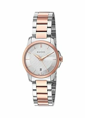 Reloj Mujer GUCCI YA126564 Oro Rosa y Plata Tono G-Timeless Serie 126.5  Foto 1 de 3