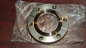 CF Conflat 2.75" High Vacuum Flange Threaded NOS - Picture 1 of 5