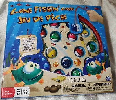 Spin Master GONE FISHIN' GAME Jeu De Peche Fishing Motorized Game 2013 - Image 1 of 2