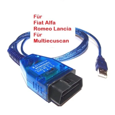 AutoDia K410 für Fiat Alfa Romeo Lancia Interface KL OBD 2 Diagnose - Bild 1 von 4
